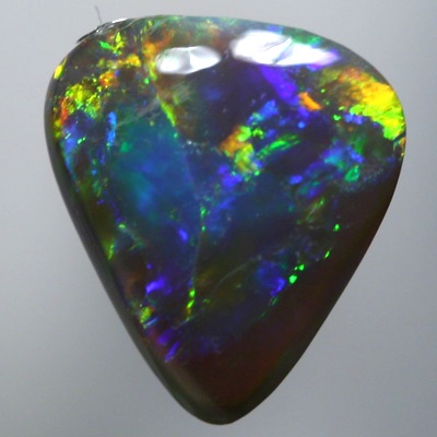 SOLID BLACK OPAL Bright and strong gem colours. SEE VIDEO